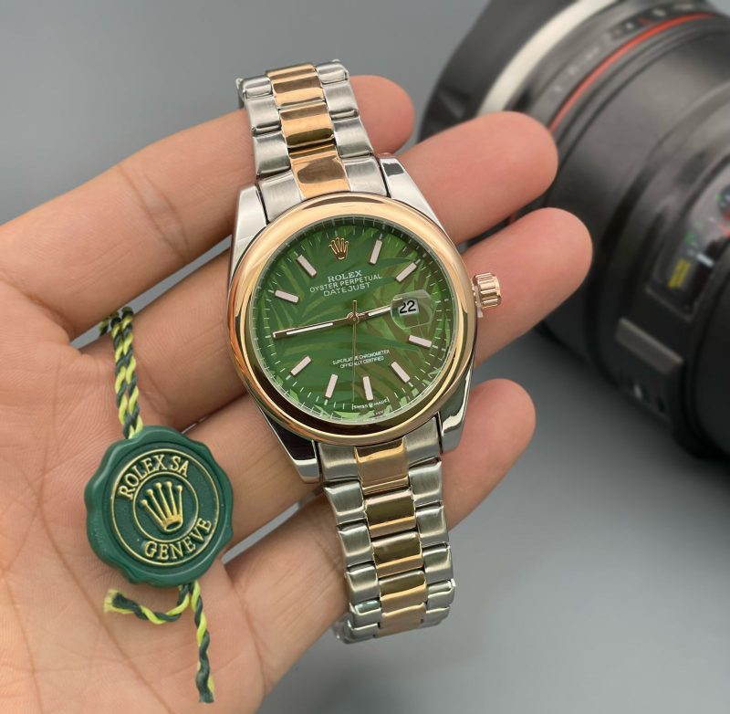 Rolex Perpetual Datejust 36mm Green dial Watch