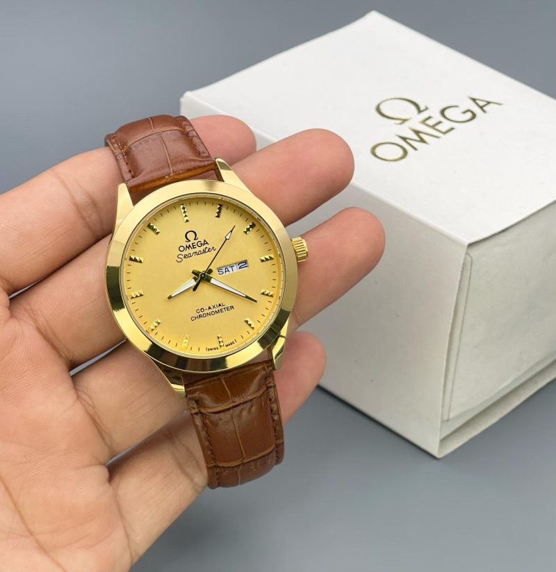 Omega Seamaster Full Golden Dial watch