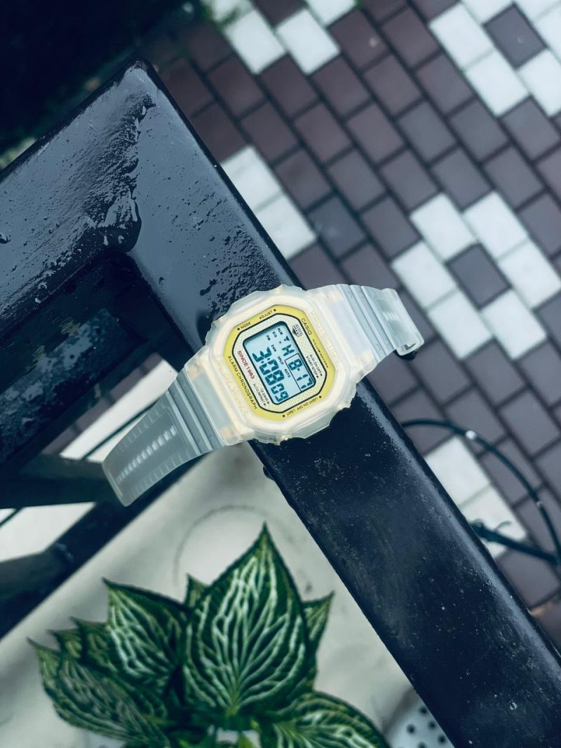 GSHOCK white Transparent