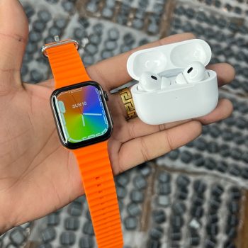 Series 8 Apple Logo With Airpods Pro2 Combo Offer