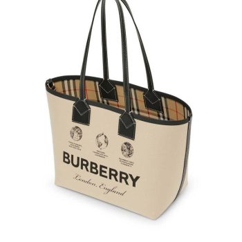 Burberry Heritage Large Reversible Tote with pouch