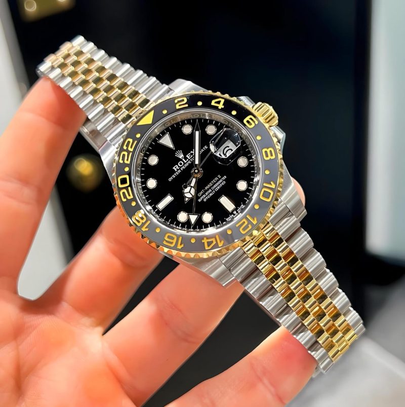 Rolex GMT II Gold Silver